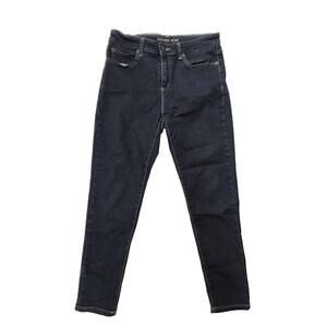 Michael Kors Women's Izzy Skinny Ankle Jeans Dark Wash Cotton/Poly Blend Size 8